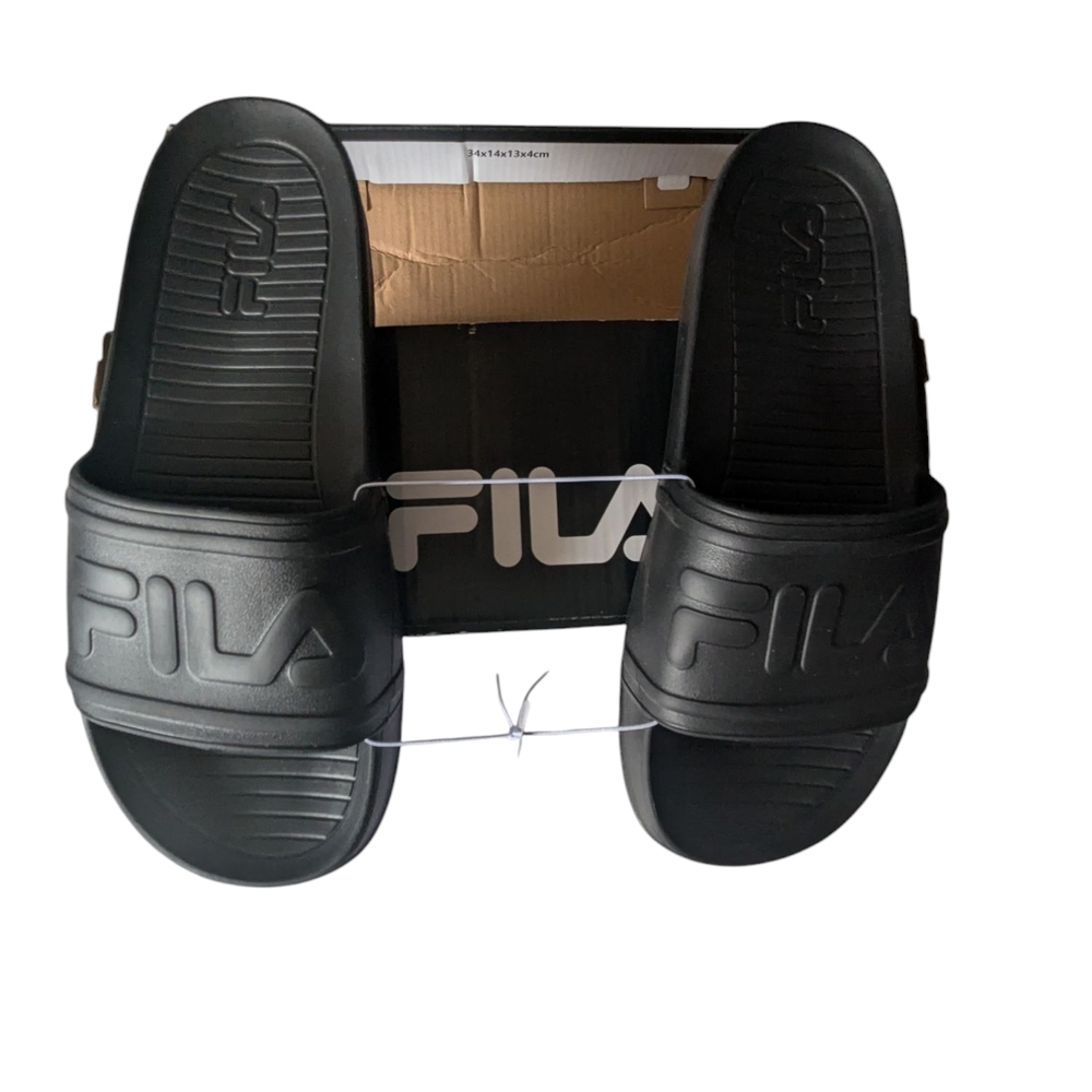 Fila Men's Black Slide Sandals. Size 10/ M. NWT.